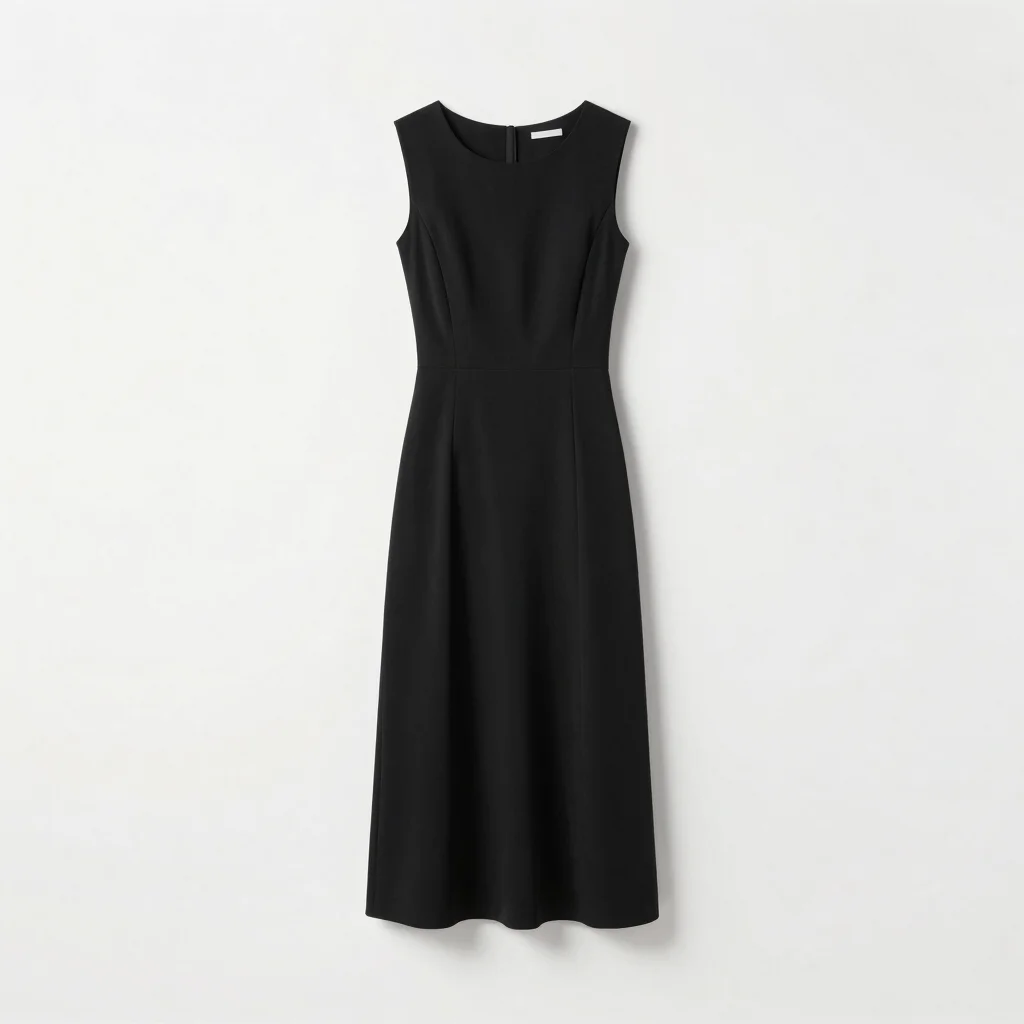 Black Column Dress